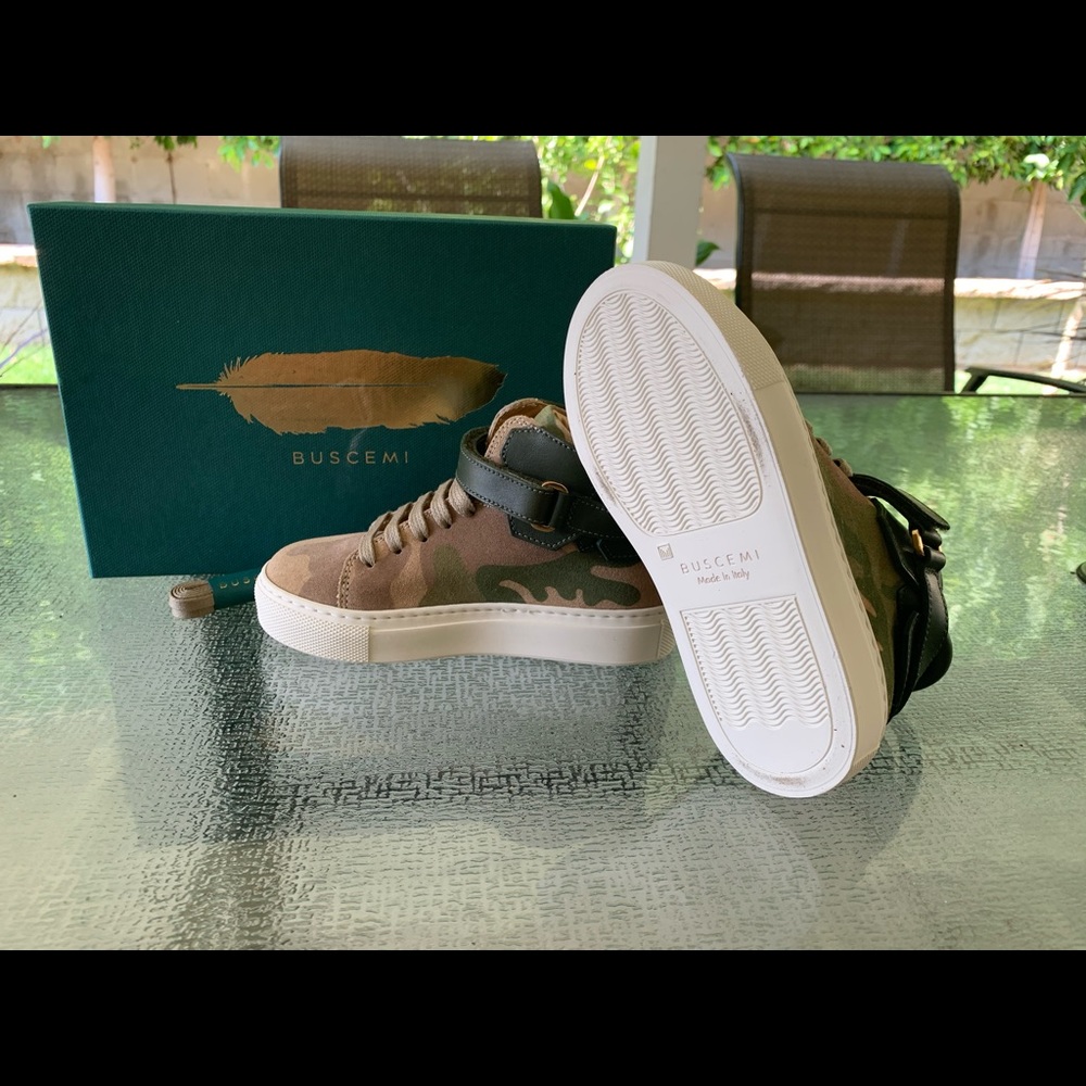 Brand new Buscemi 100MM kid suede - Picture 6 of 9